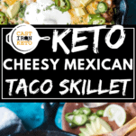 Keto Taco Skillet Pinterest Graphic