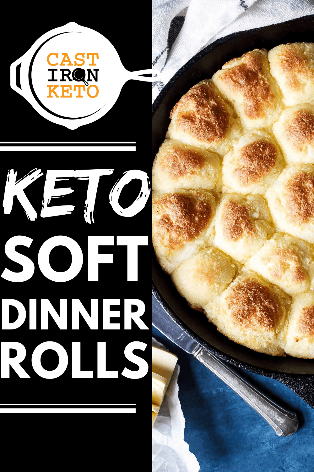 Keto Rolls Recipe with How To Video Cast Iron Keto