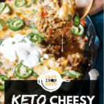 Keto Taco Skillet Pinterest Graphic