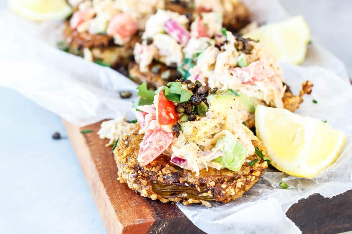 Keto Fried Green Tomatoes Cast Iron Keto