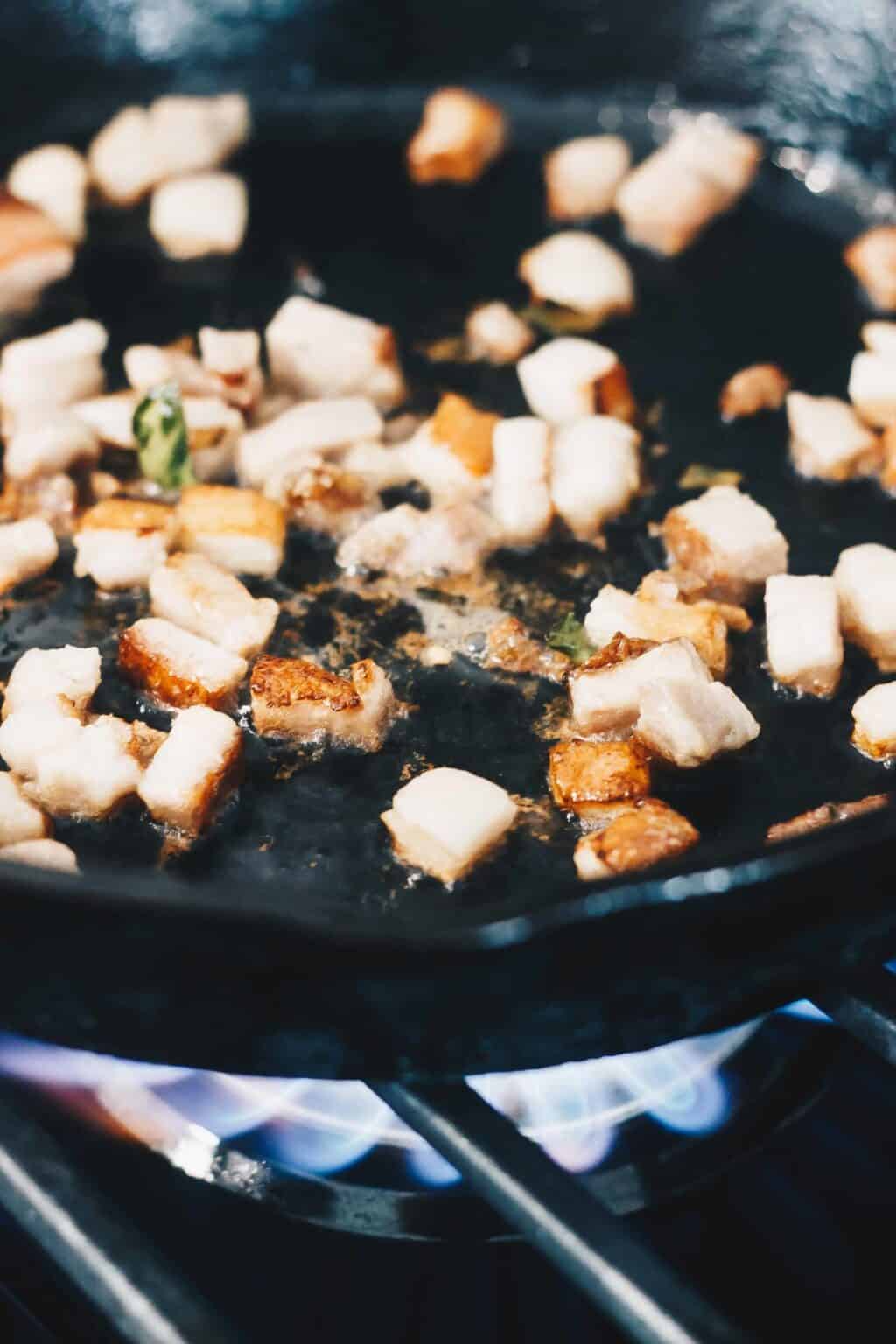 Pork Belly Collard Greens 🥬 (lowcarb recipe) Cast Iron Keto