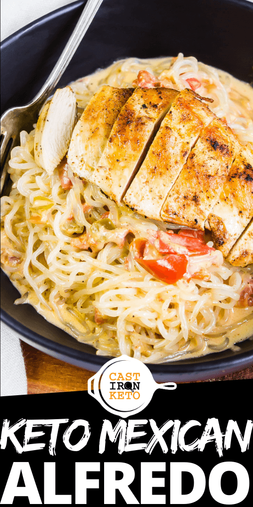 Keto Taco Alfredo Chicken Pasta Recipe Cast Iron Keto