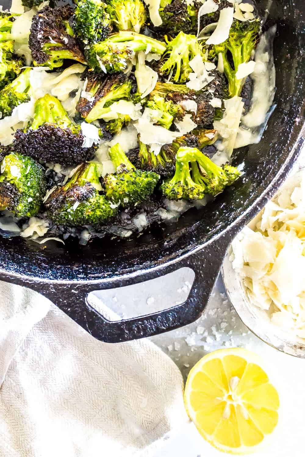 Keto Broccoli with Parmesan 