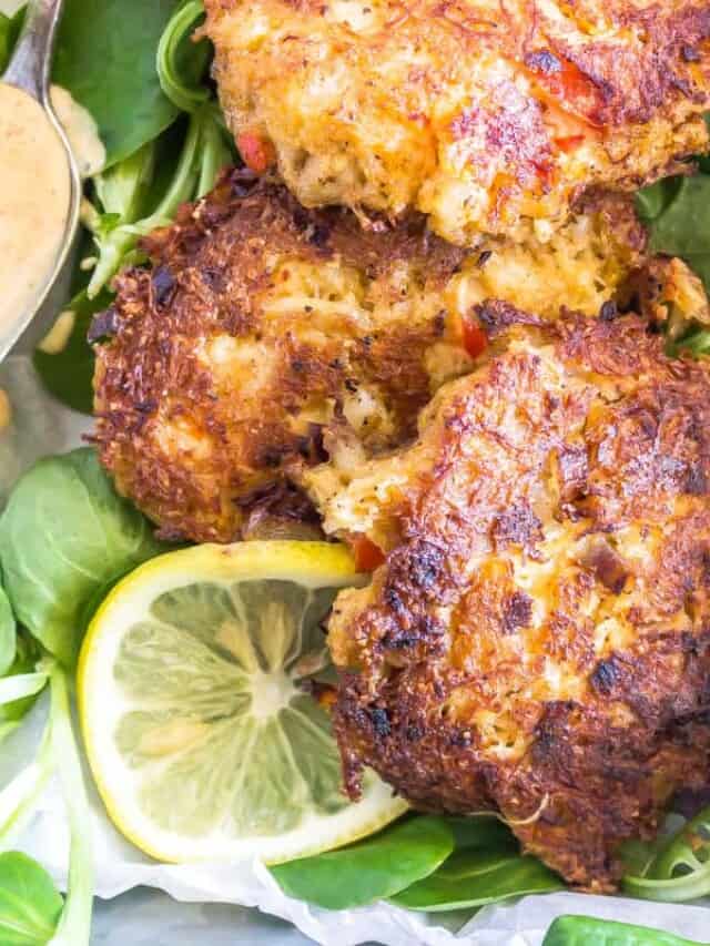 EASY KETO CRAB CAKES STORY Cast Iron Keto