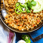 Mexican Cauliflower Rice Pinterest Collage