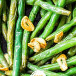 Garlic Butter Green Beans Pinterest Collage