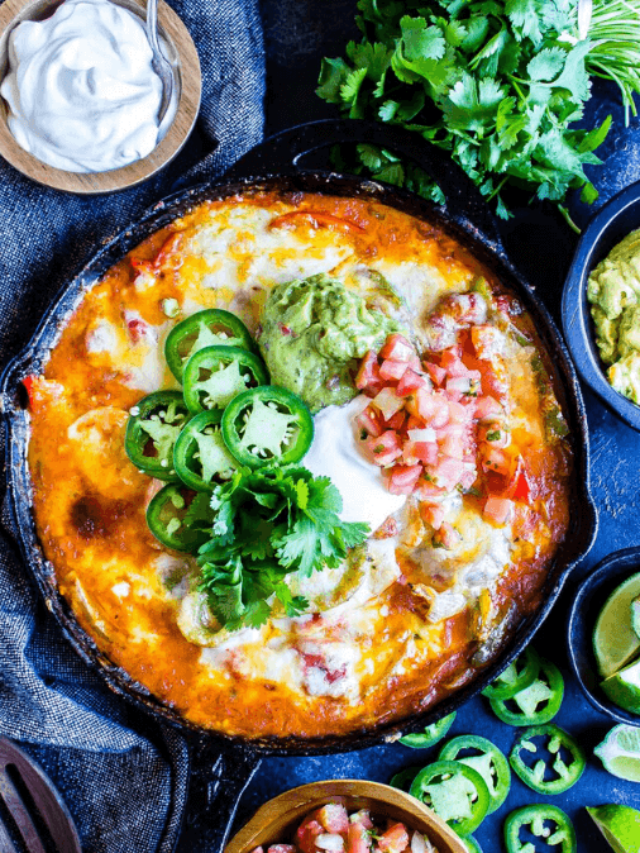 Keto Chicken Fajita Casserole Pinterest Graphic