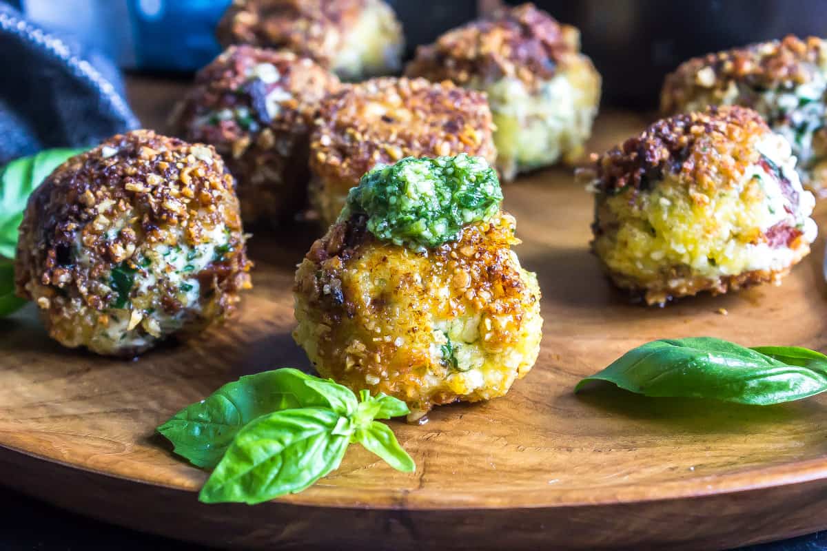 Keto Fried Goat Cheese Poppers Cast Iron Keto