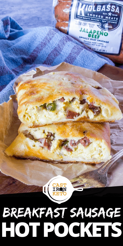 Keto Breakfast Sausage Hot Pockets Cast Iron Keto