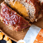Keto Cheeseburger Meatloaf Pinterest Image