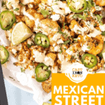 Keto Street Style Cauliflower Side Dish Pinterest Graphic
