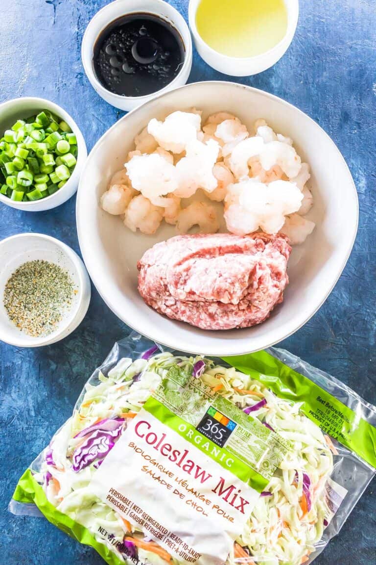 Keto Egg Roll in a Bowl 🍜 [5Ingredient Recipe] Cast Iron Keto