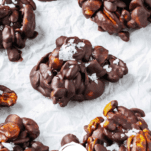 Keto Chocolate Fat Bomb Nut Clusters Pinterest Graphic