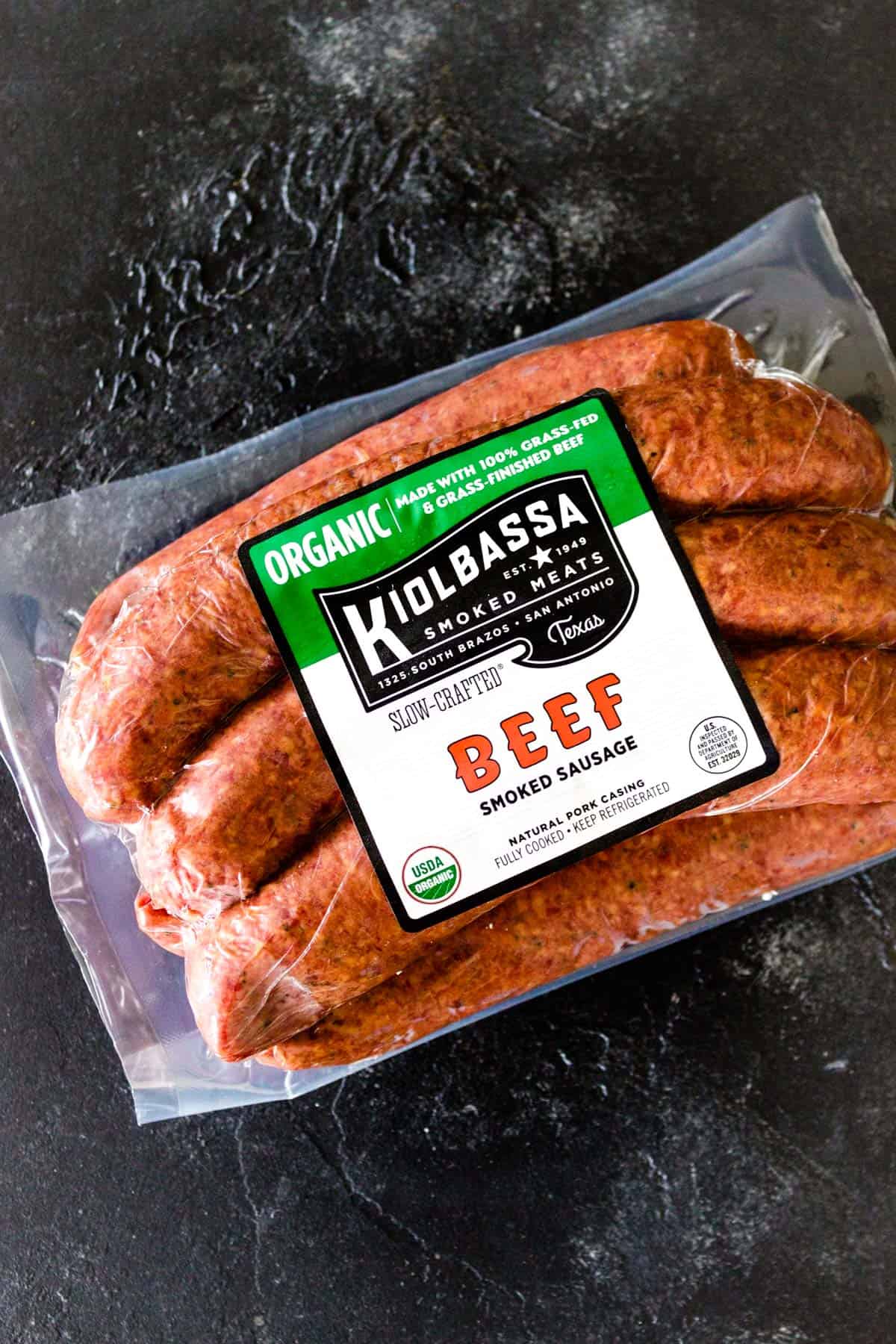 Kiolbassa Smoked Beef Sausages