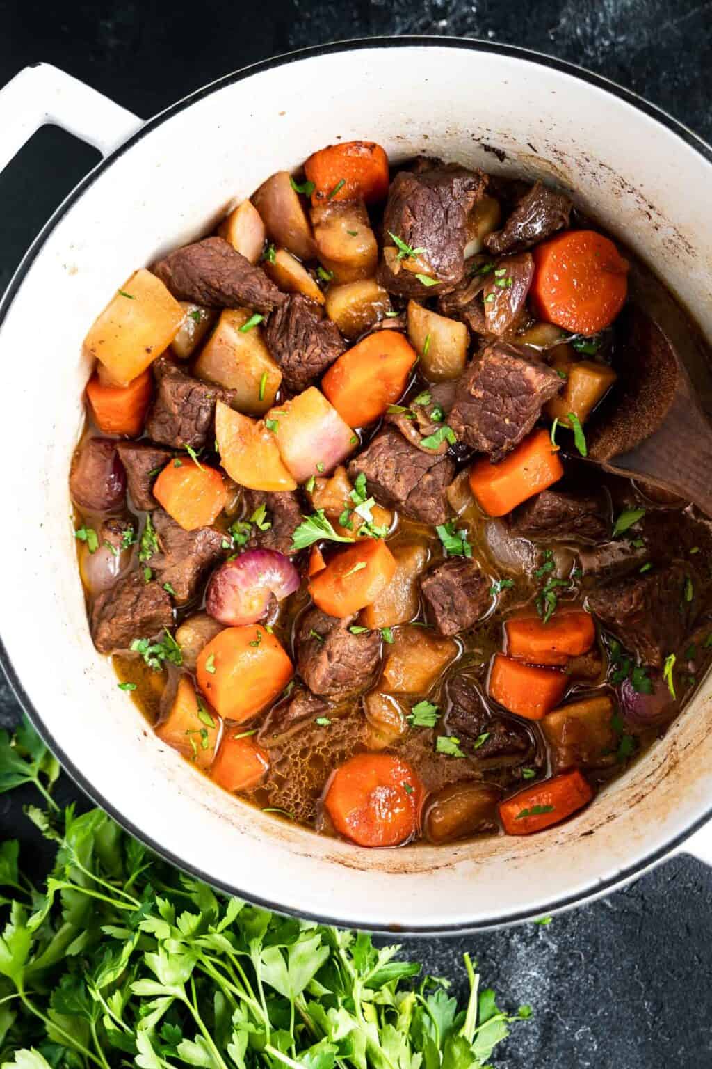 Keto Beef Stew Recipe 🍲 Cast Iron Keto