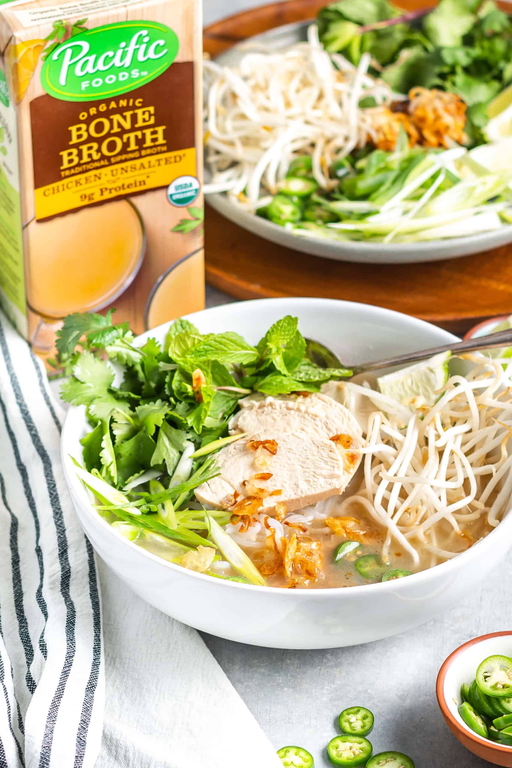 Keto Vietnamese Chicken Noodle Soup - Cast Iron Keto