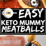 Mummy Meatballs Pin