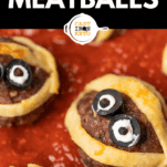 Mummy Meatballs Pin