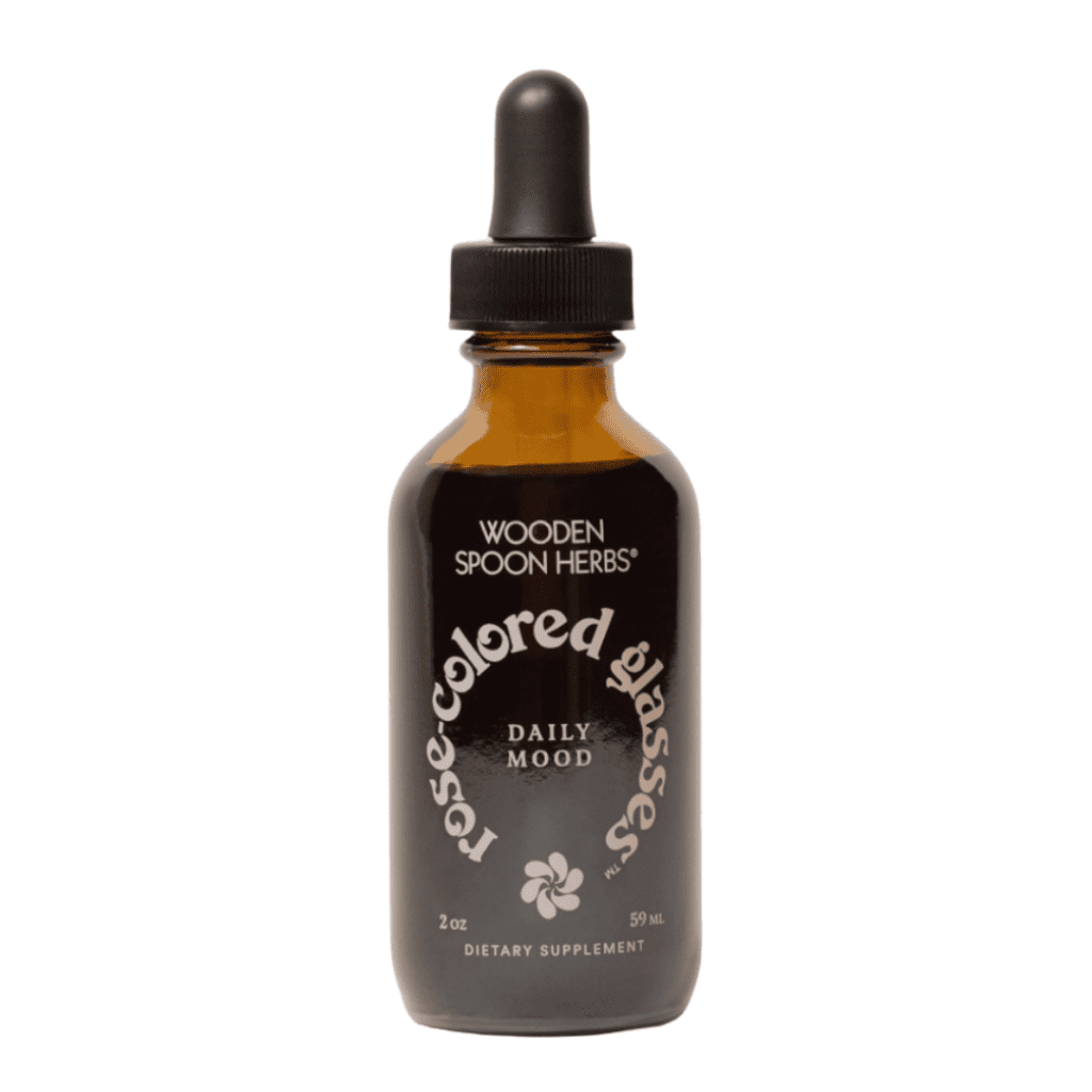 wooden spoon herbs daily mood tincture bottle