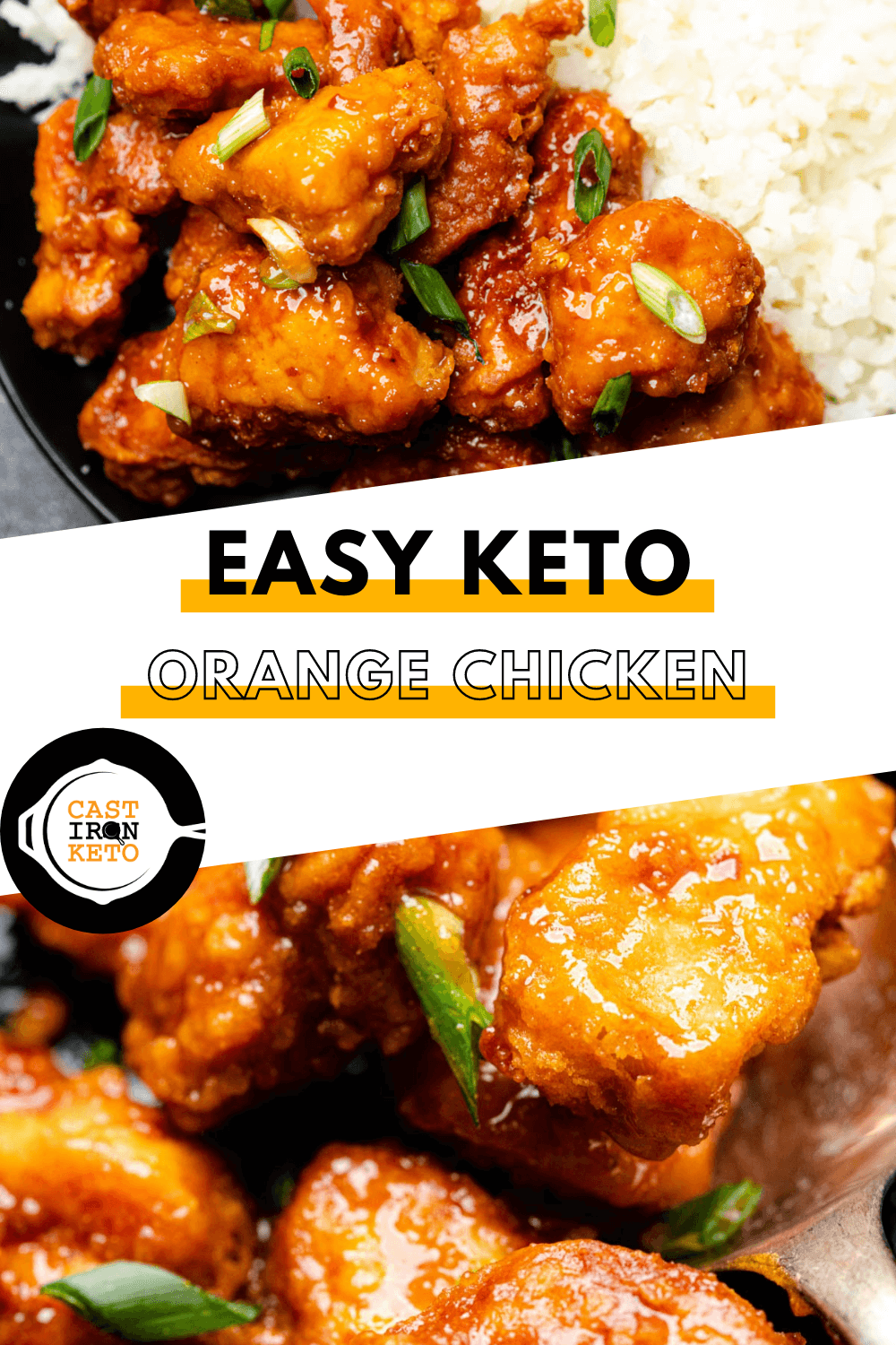 Keto Orange Chicken Recipe [actually crispy!] Cast Iron Keto