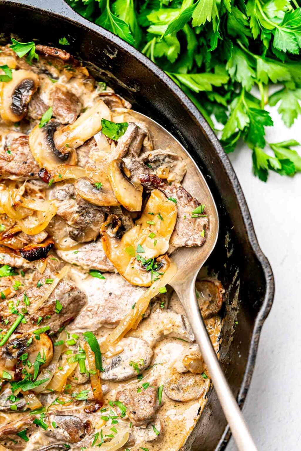 Keto Beef Stroganoff [OnePan Recipe] Keto Diet Foodie