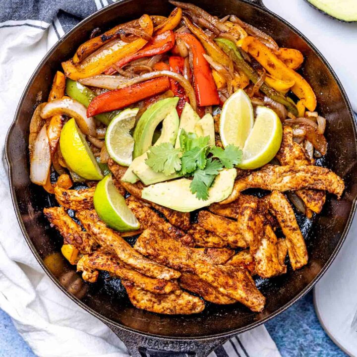 Keto Chicken Fajitas Skillet 🥘 Cast Iron Keto