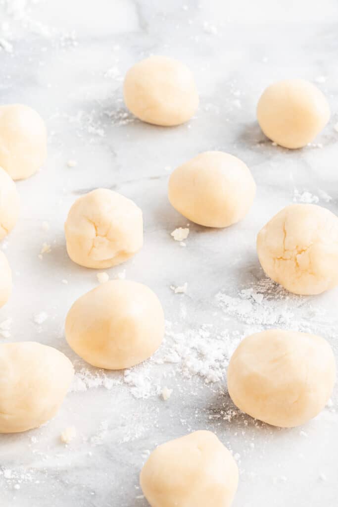 peppermint patty dough balls