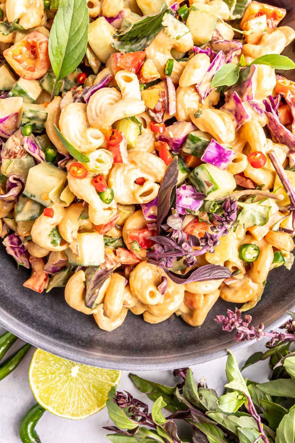 Thai Peanut Pasta Salad 🥗 Cast Iron Keto