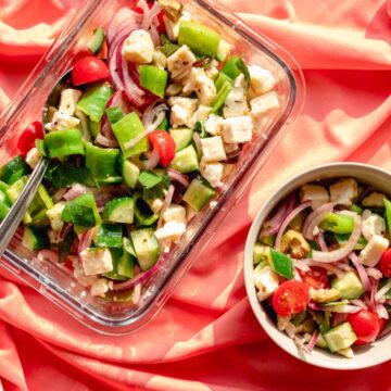 Keto greek salad recipe.