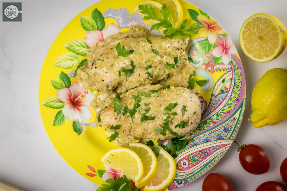 Low carb chicken and lemon recipe.