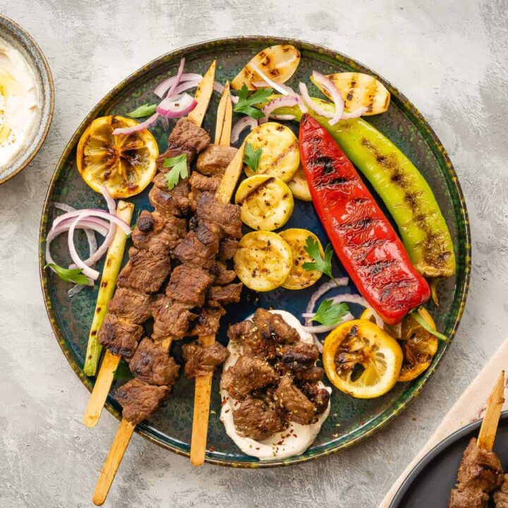 Turkish Lamb Shish Kebab Recipe 🍖 Cast Iron Keto