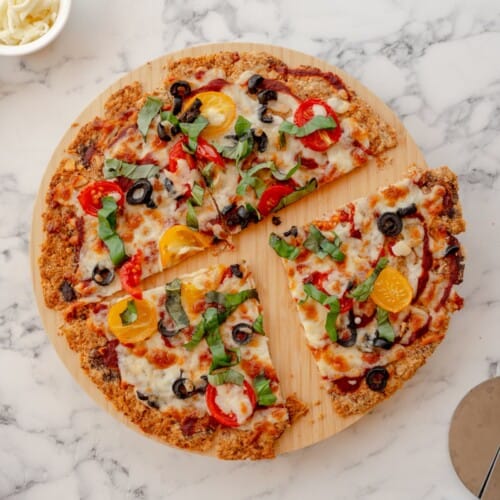 Chicken Crust Pizza Recipe (Keto & LowCarb) 🍕 Cast Iron Keto