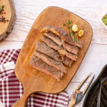 Sirloin steak recipe.