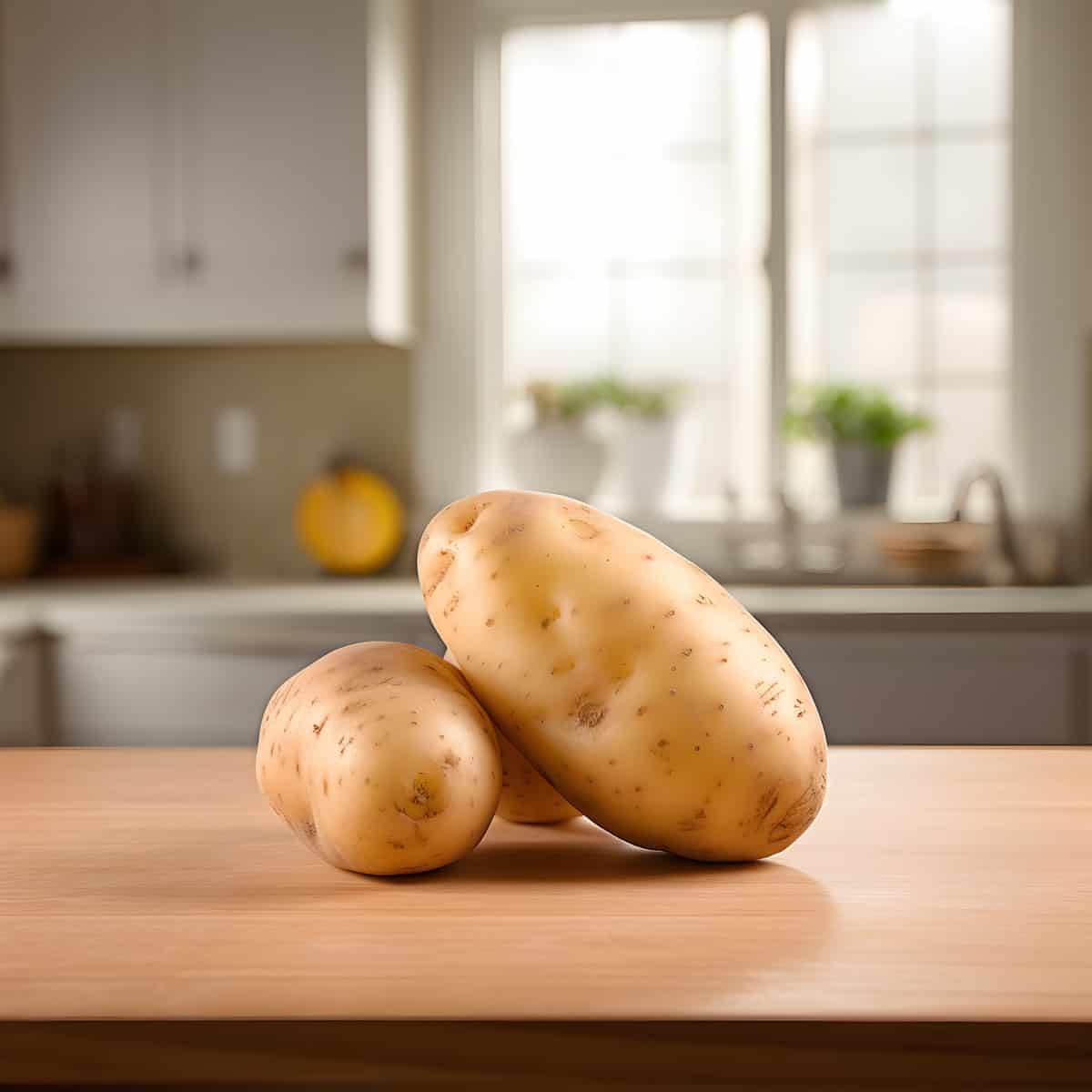 Augusta Potatoes on a kitchen counter