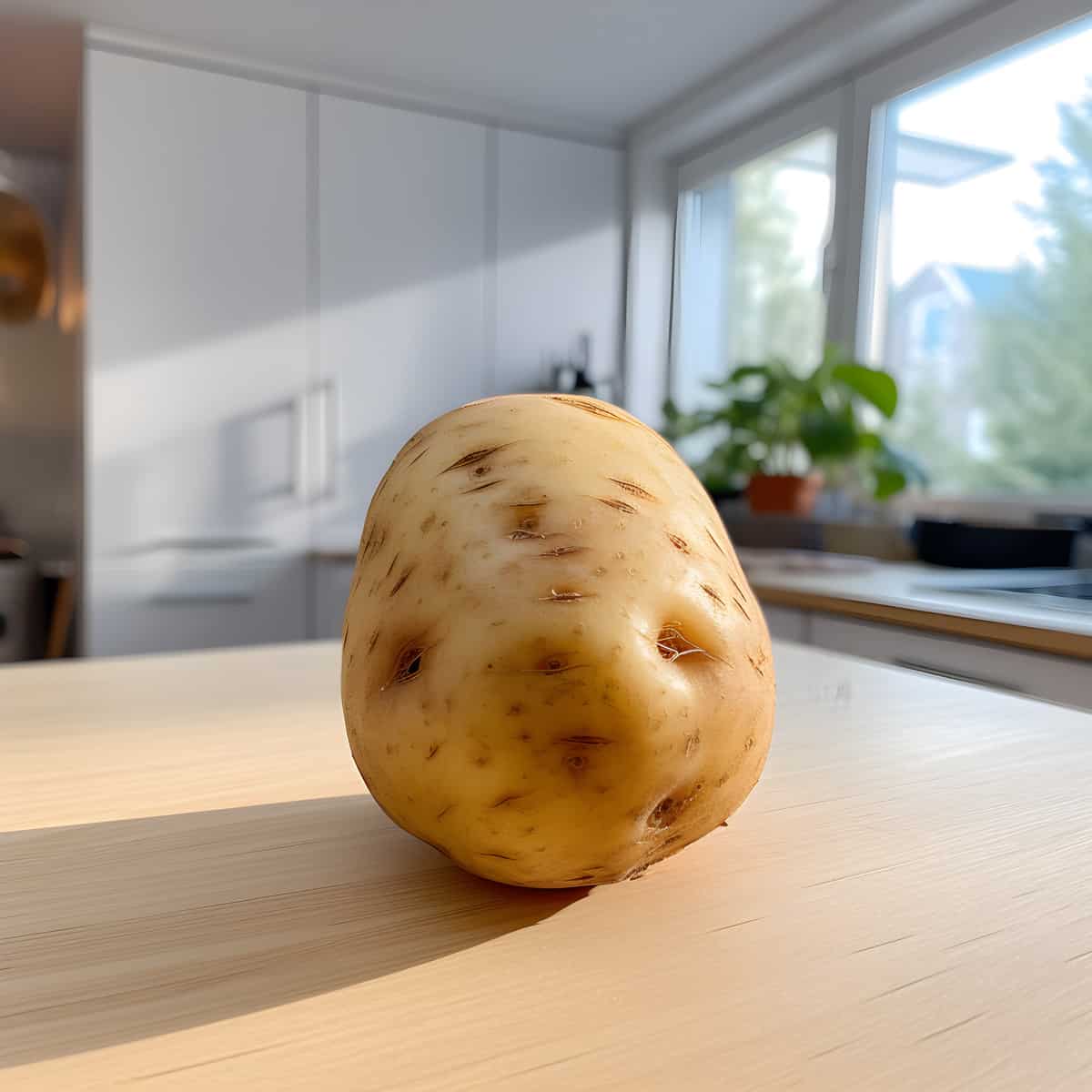 Berlichingen Potatoes on a kitchen counter