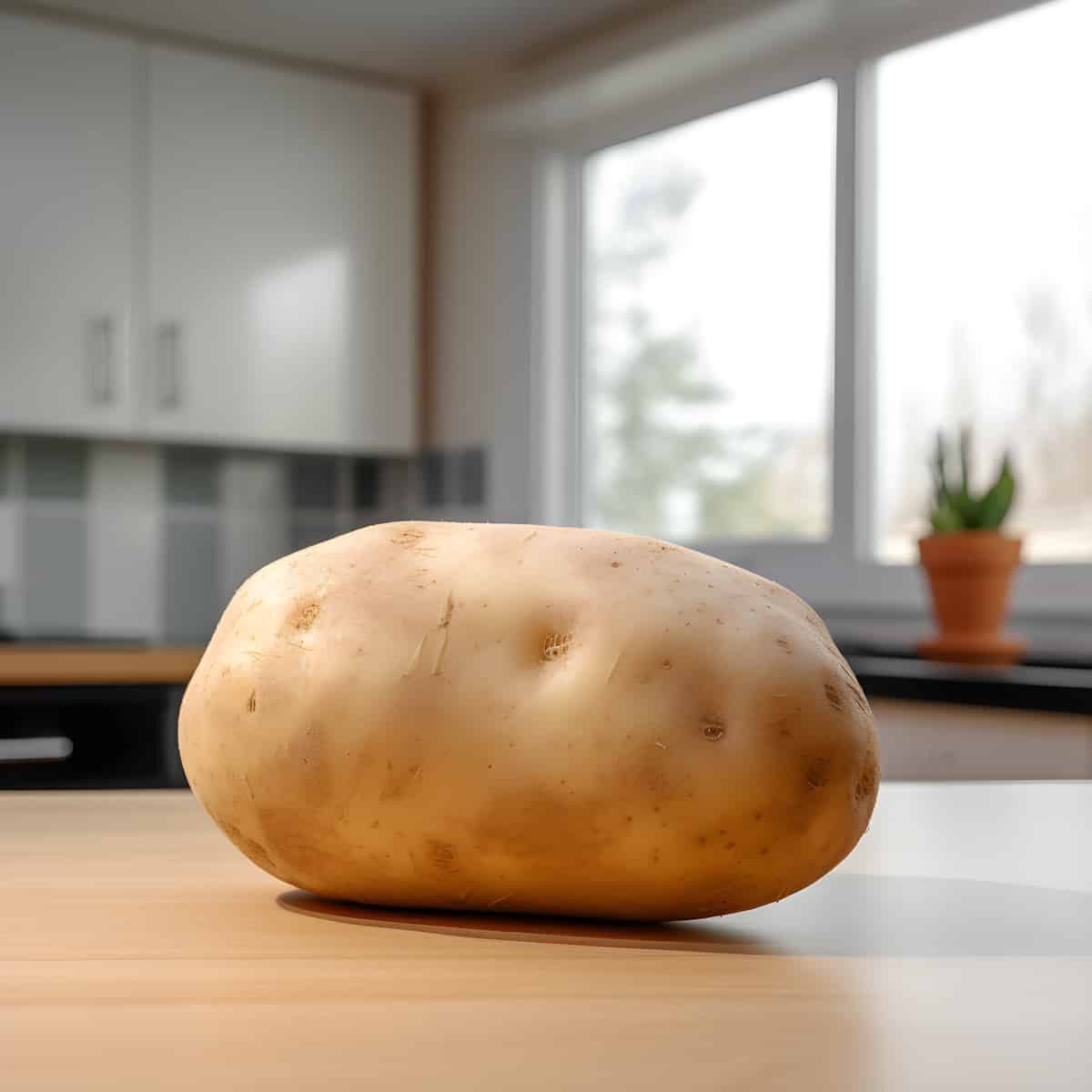 Bf Potatoes on a kitchen counter