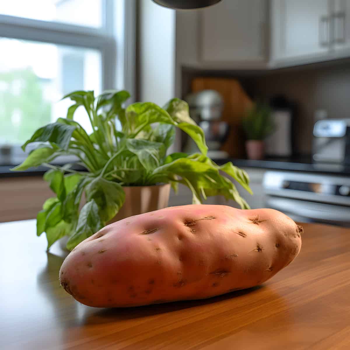 Bonara Sweet Potatoes on a kitchen counter