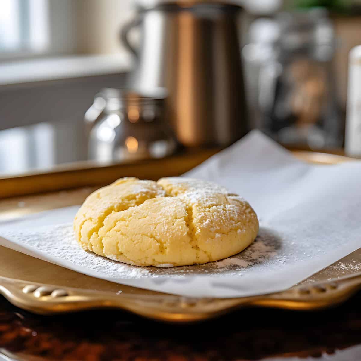 Butter Cookies on a kitchen counter