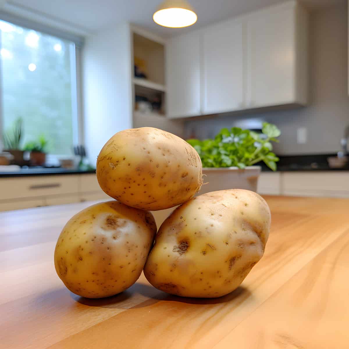Dejima Potatoes on a kitchen counter