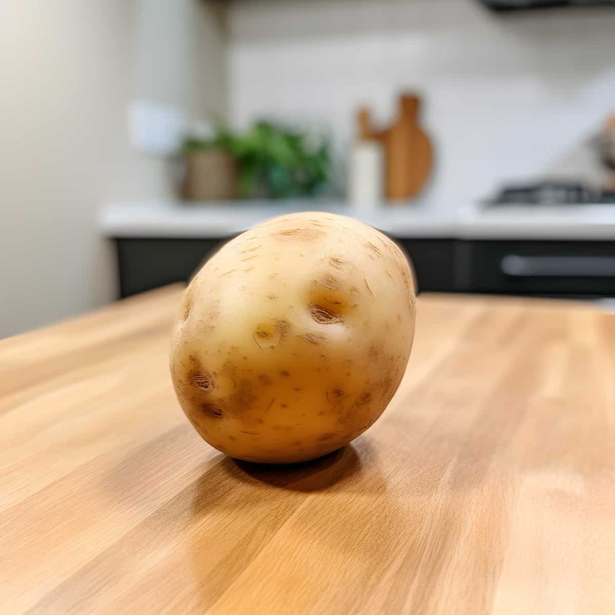 Finka Potatoes on a kitchen counter