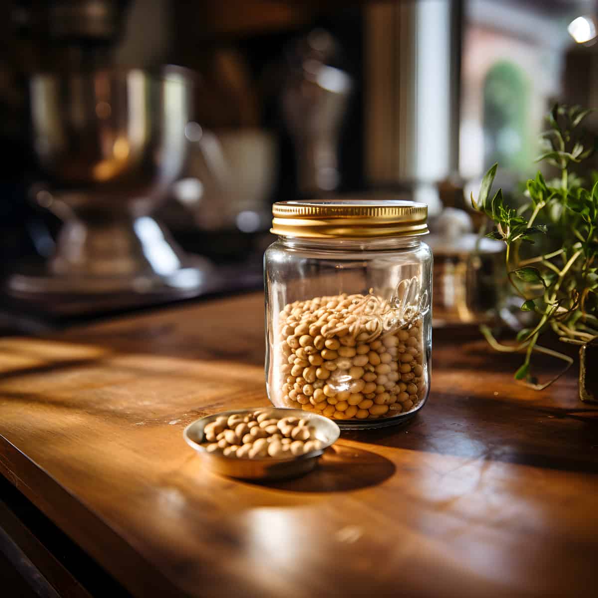 Gram Seeds on a kitchen counter