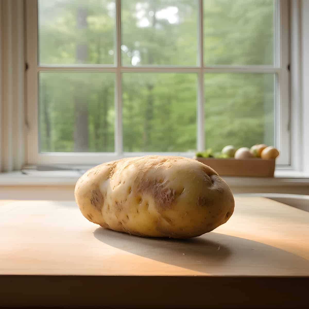 Heideniere Potatoes on a kitchen counter