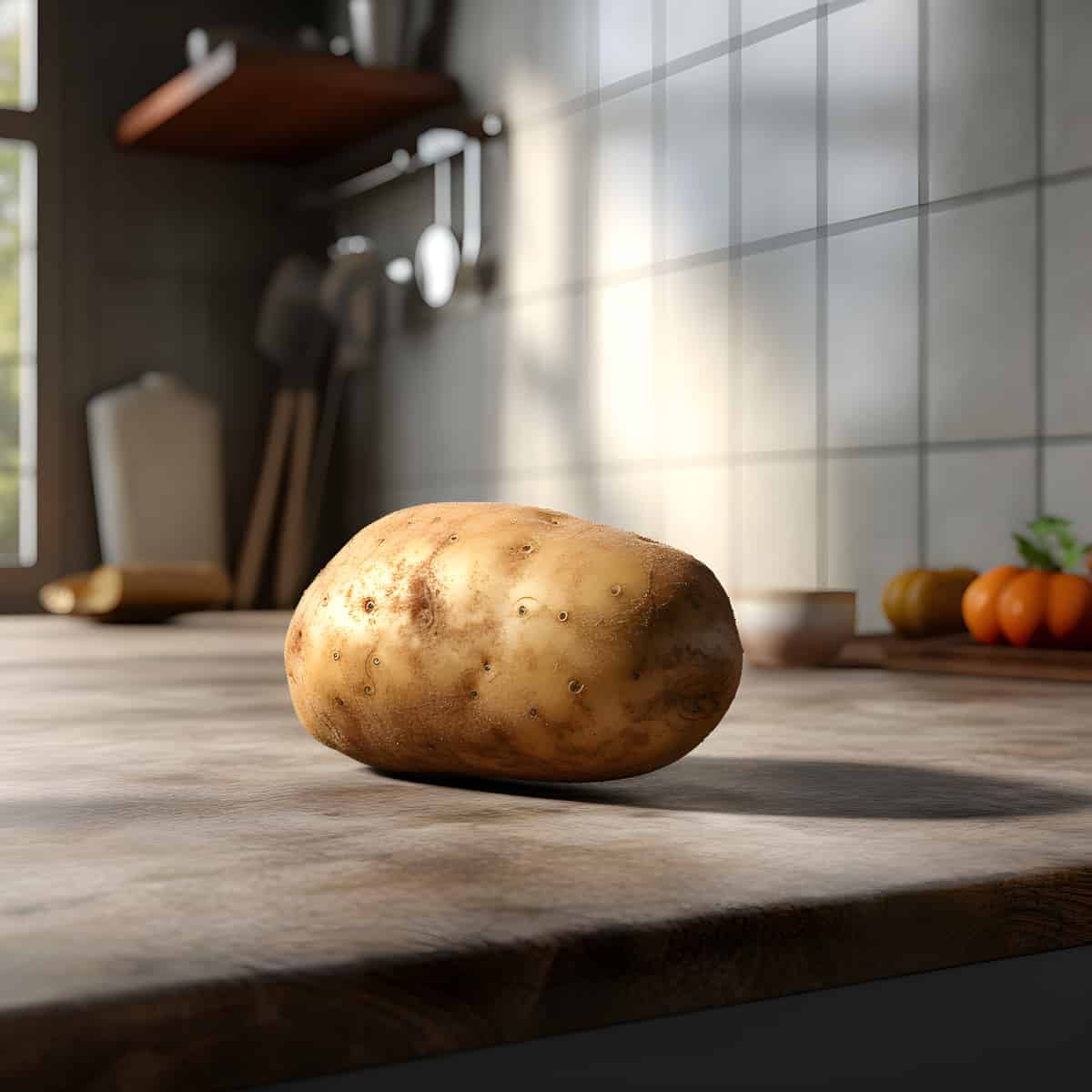 Hela Potatoes on a kitchen counter