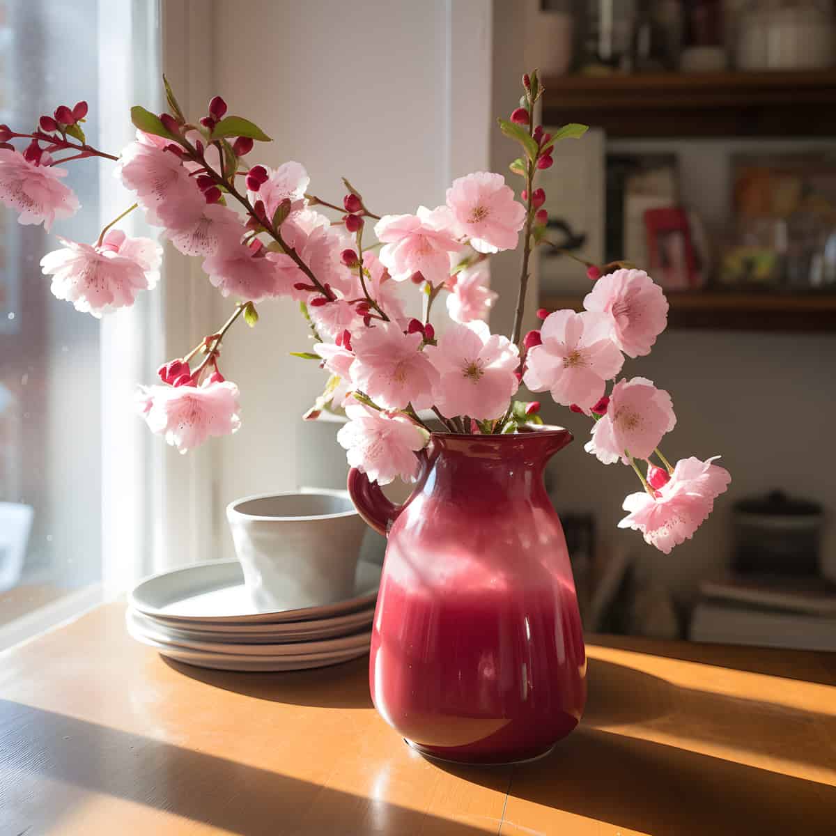 Japanese Cherries on a kitchen counter