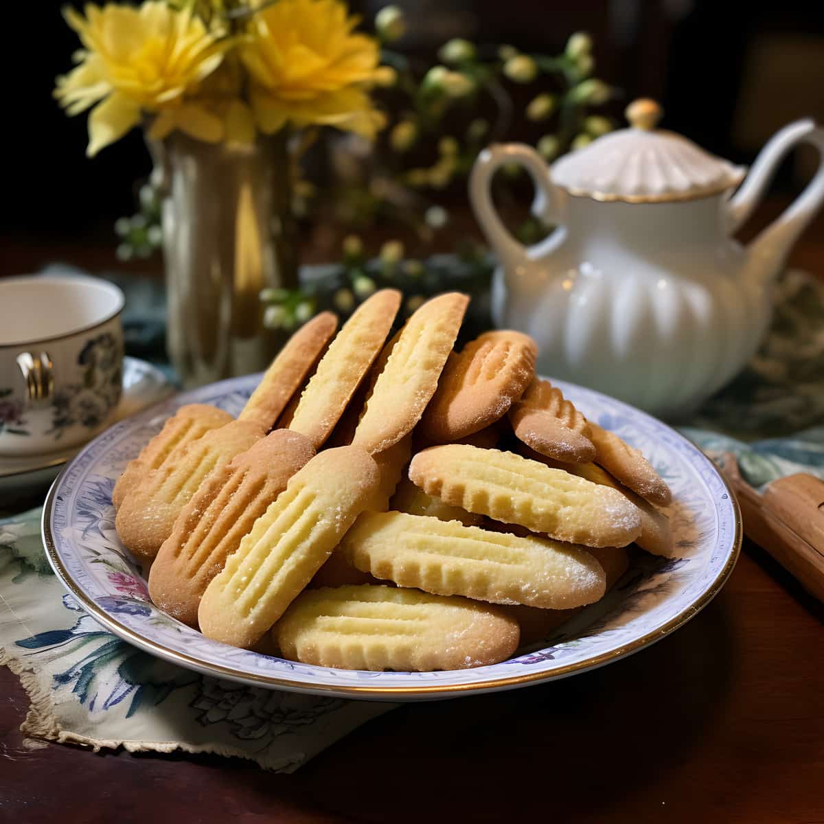 Ladyfinger Biscuits on a kitchen counter