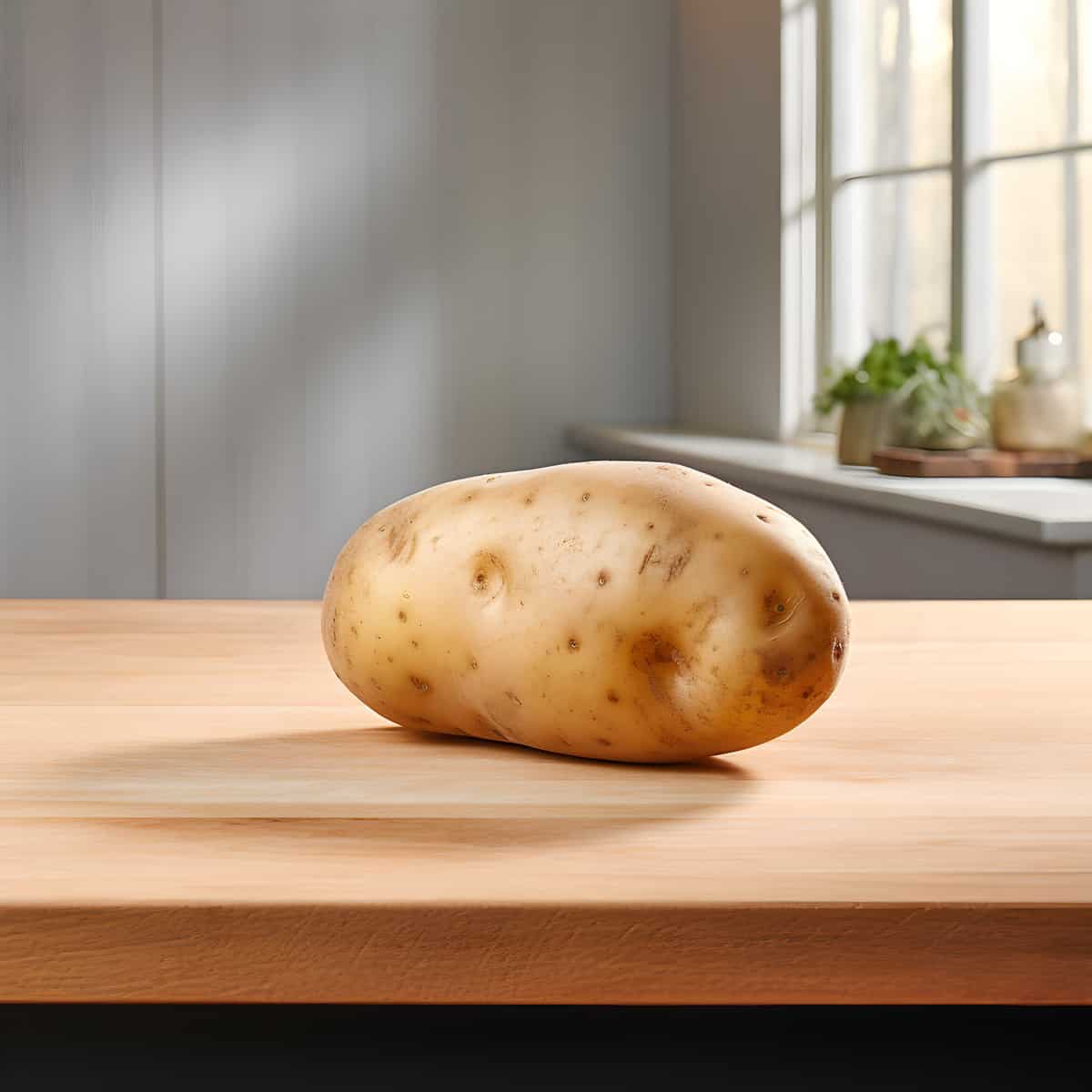 Langlade Potatoes on a kitchen counter
