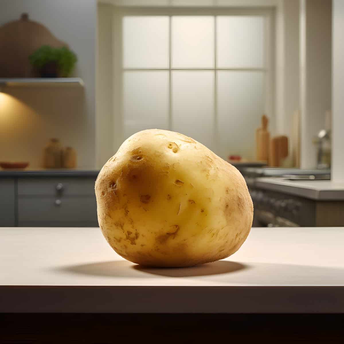 Lima Potatoes on a kitchen counter