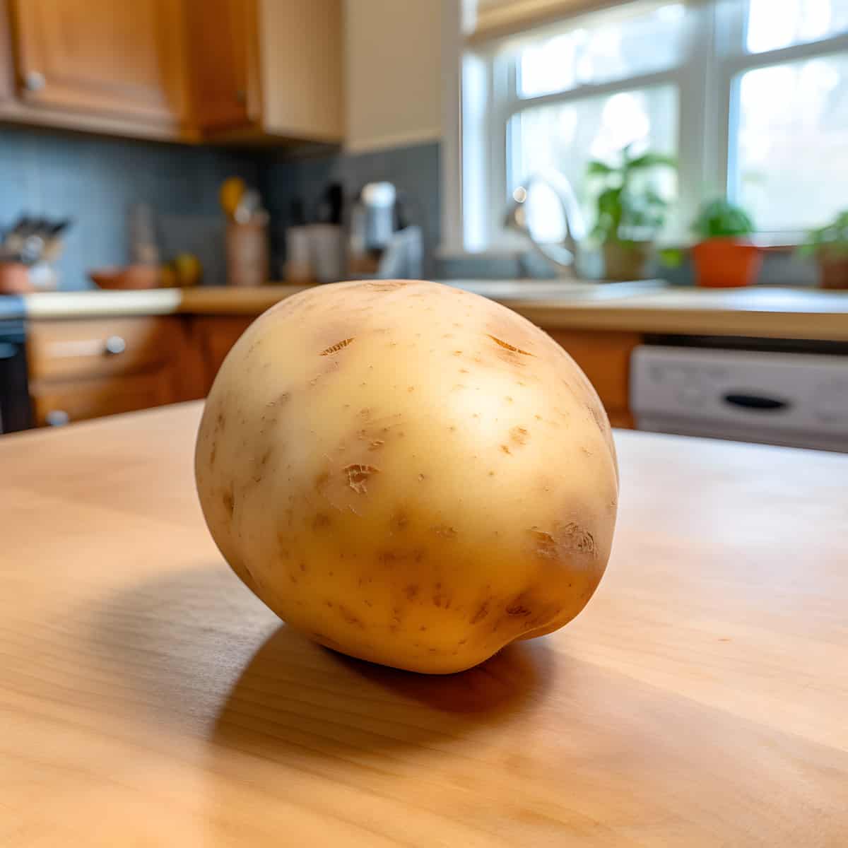 Marcy Potatoes on a kitchen counter