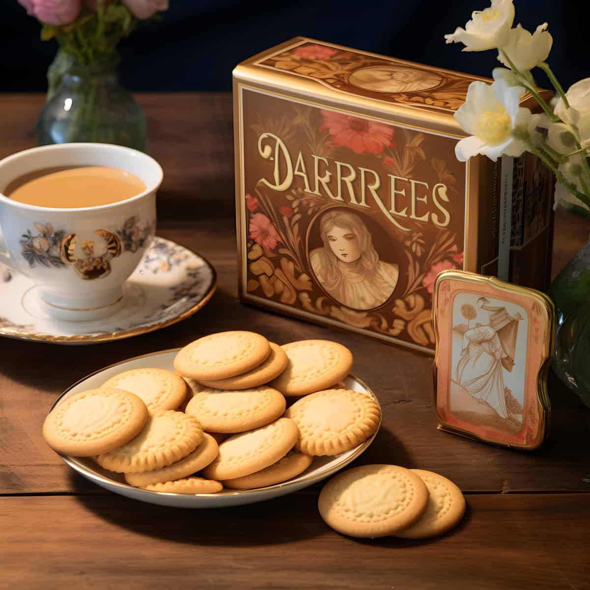 Marie Biscuits on a kitchen counter