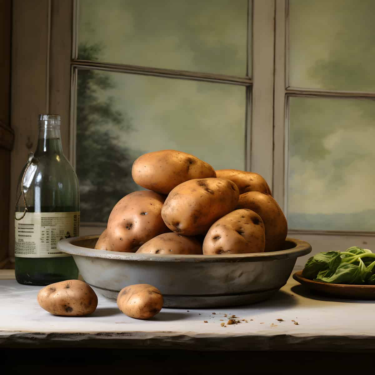 Maris Peer Potatoes on a kitchen counter
